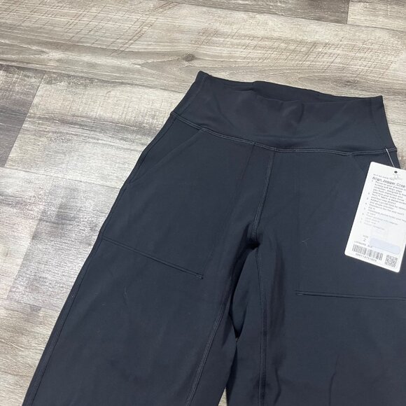 Lululemon Athletic Align HR Jogger Pants Crop Black NWT Women’s Size 2 - Picture 3 of 7